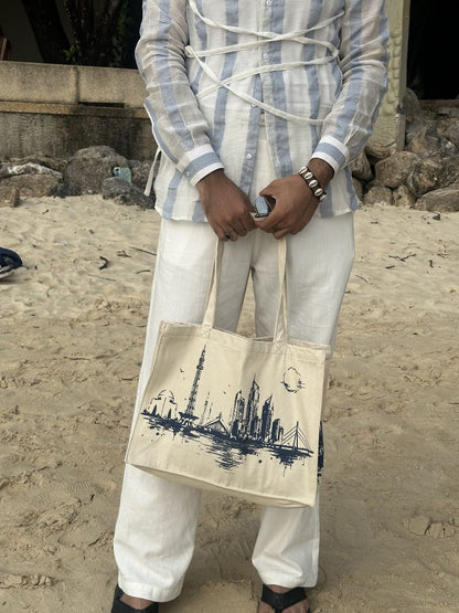Pakistani Skyline Tote Bag 