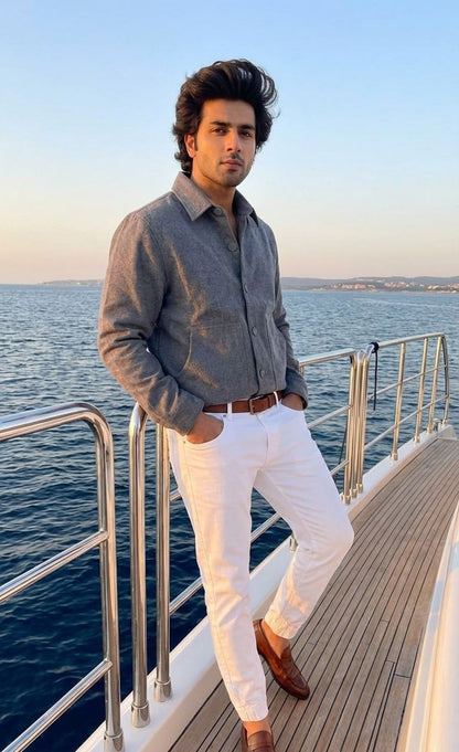 Classic Grey Shacket