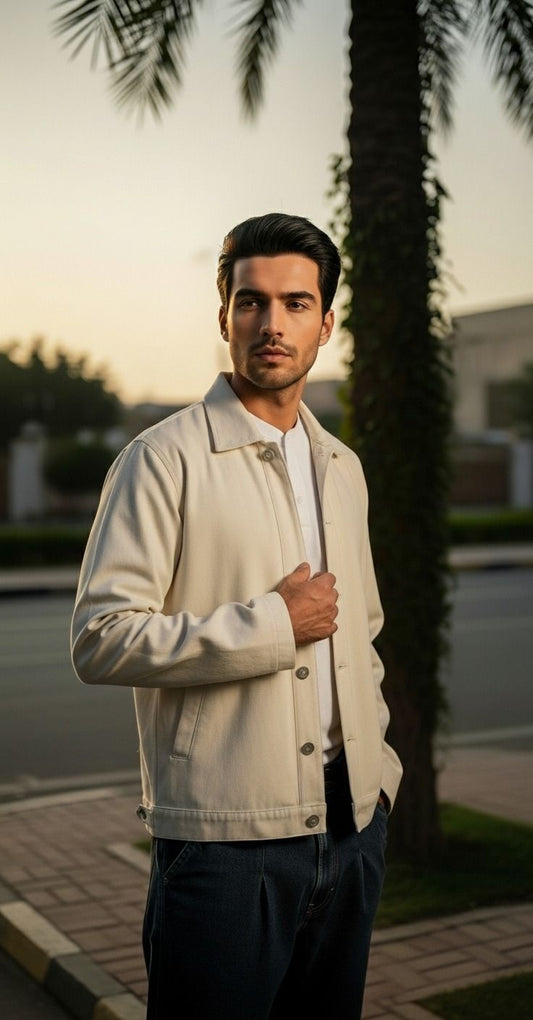 Classic White Shacket