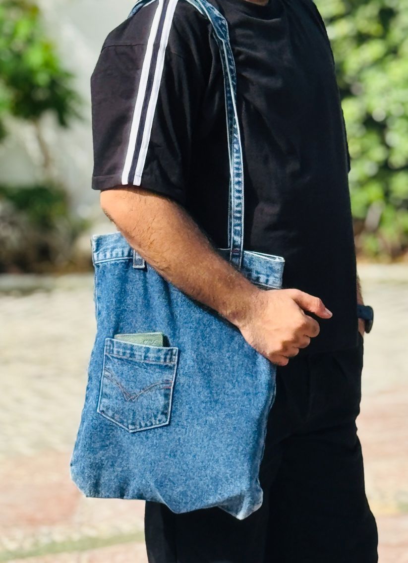 E-Zee Denim Bag Dark Blue  
