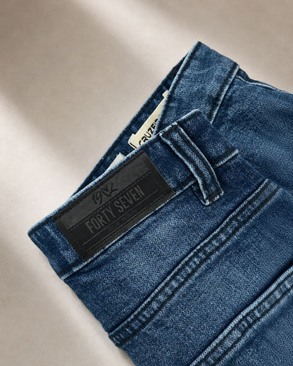 Cruzeiro Blue Bootcut Jeans