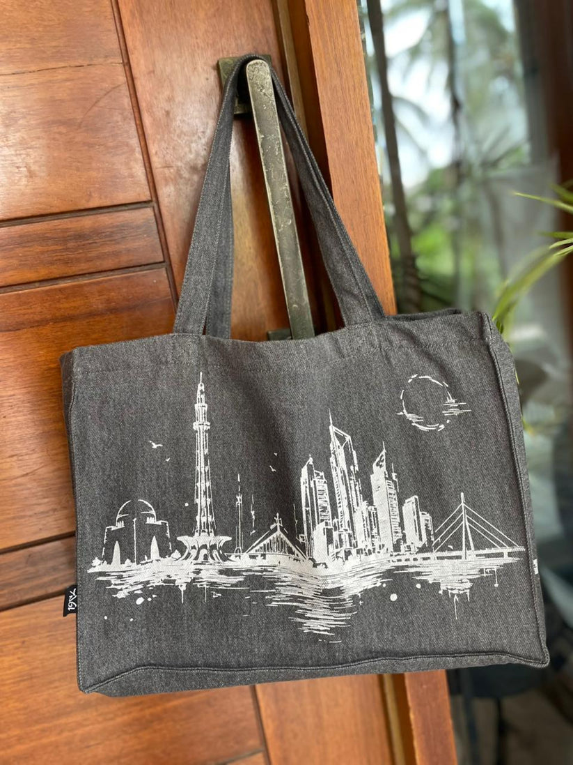 Pakistani Skyline Tote Bag 