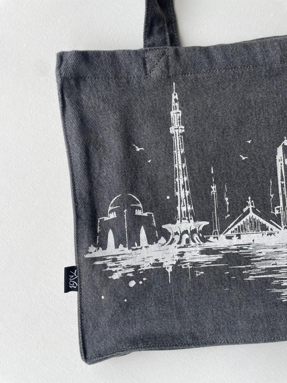 Pakistani Skyline Tote Bag 