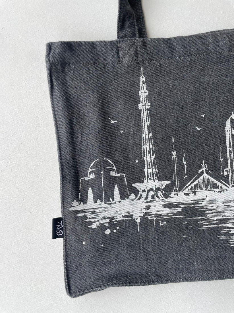 Pakistani Skyline Tote Bag 