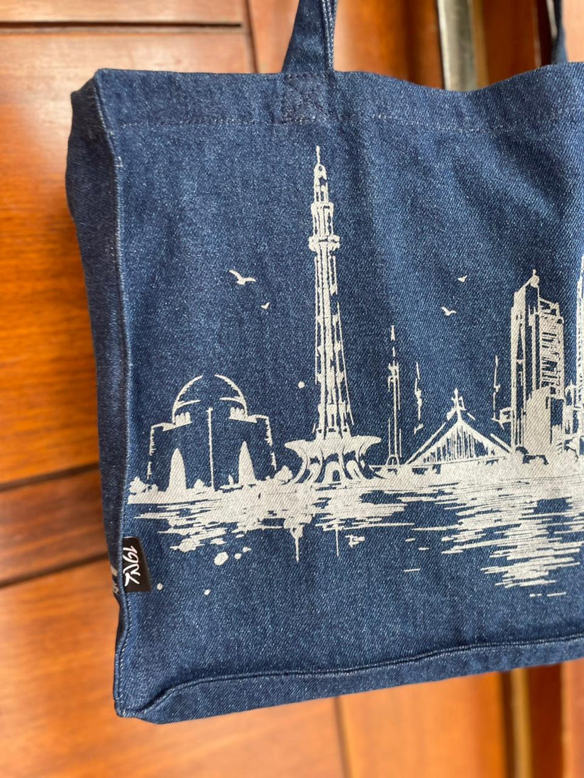 Pakistani Skyline Tote Bag 