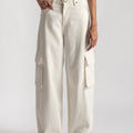 White Skater 2 Pocket Cargo Jeans Women
