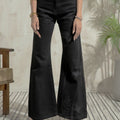 Graphic Black Flare Jeans