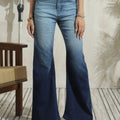 Ombre Blue Flare Jeans