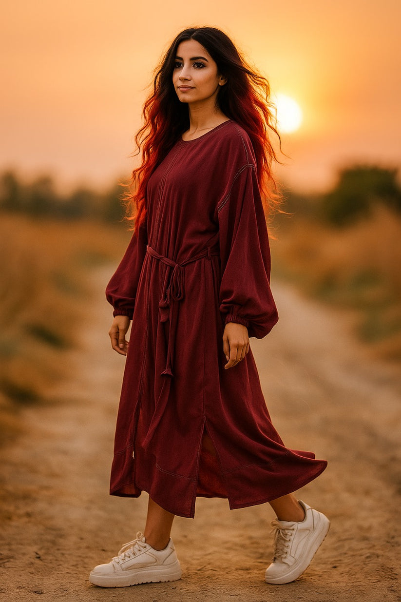 Carmine Long Tunic 