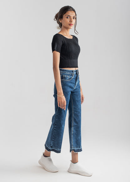 Denim Culottes Blue 