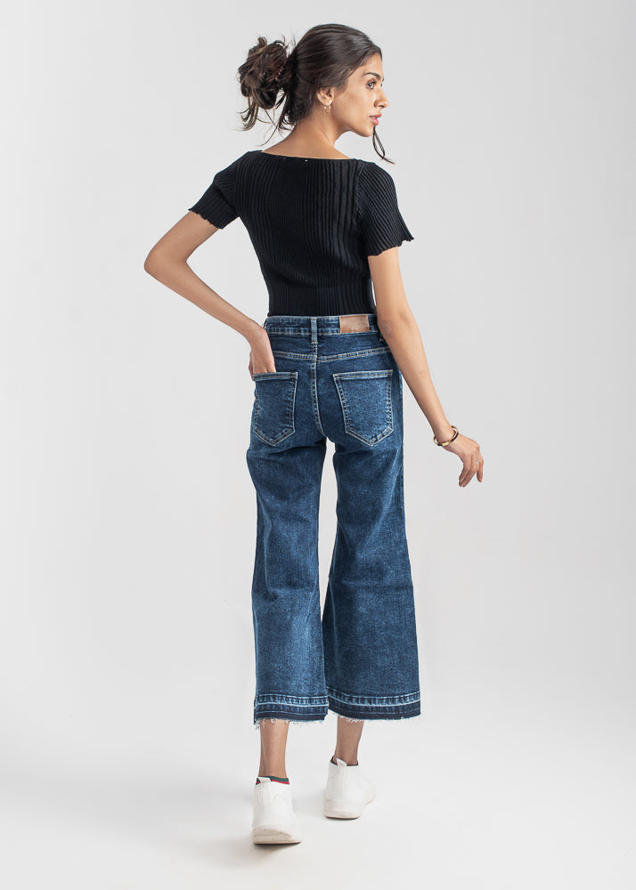 Denim Culottes Blue 