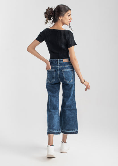 Denim Culottes Blue 