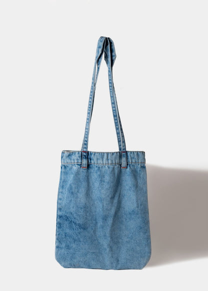 Girls Denim Bag with Multiple Pockets