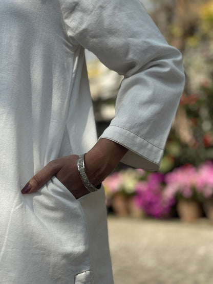 White Denim Co-ord Set