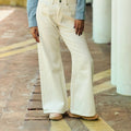 White Flare Jeans