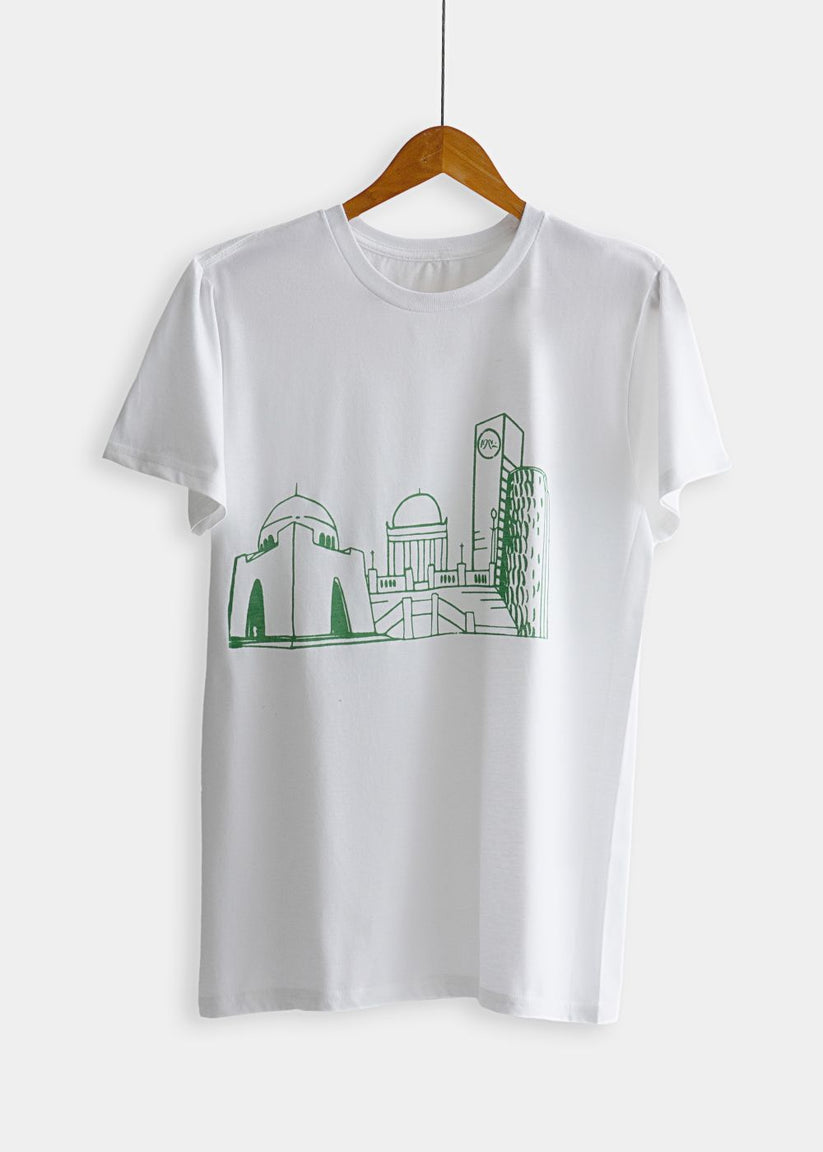 Men's regular fit white t-shirt with soft cotton fabric