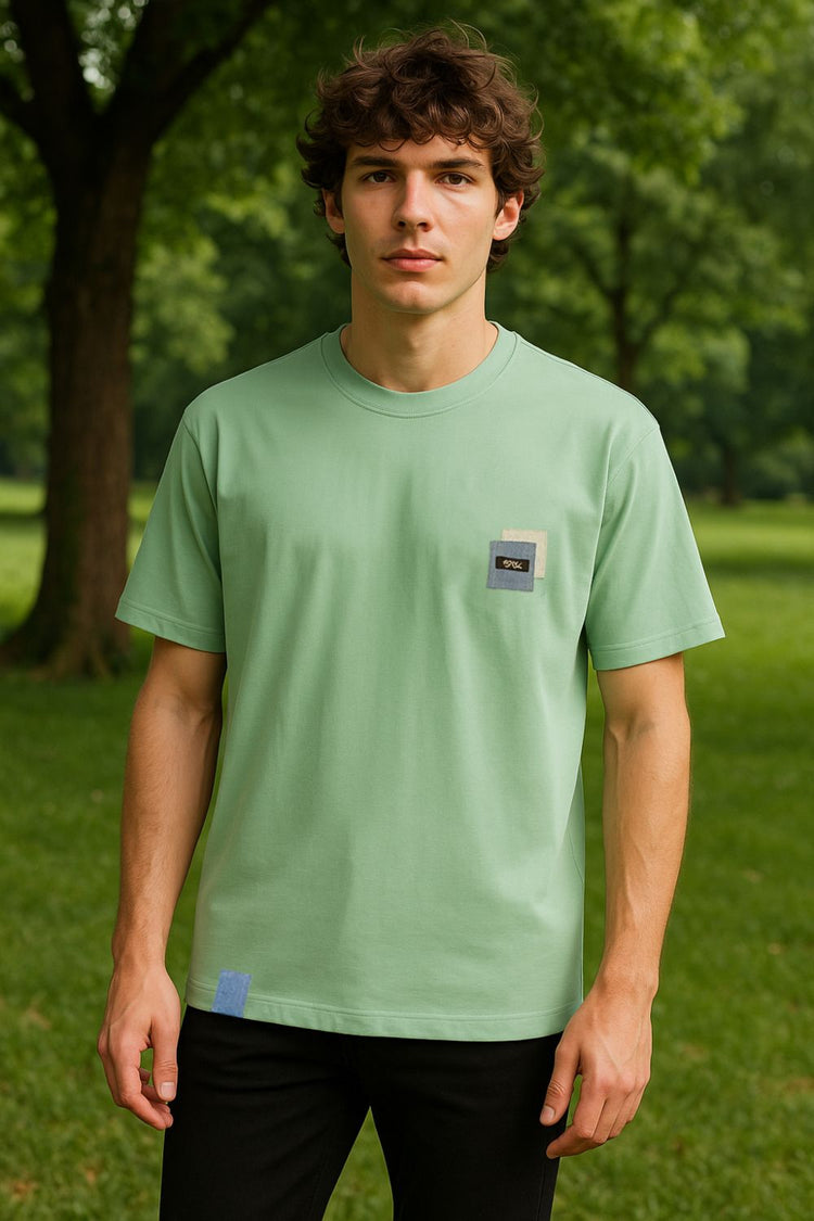 Mint Green Drop Shoulder T-shirt