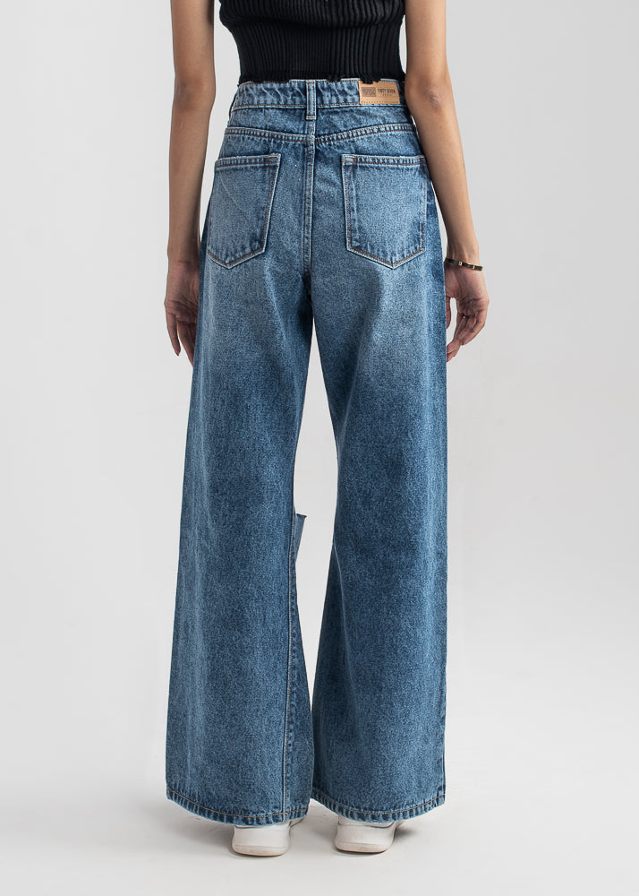 Ripped Apart Flare Jeans 