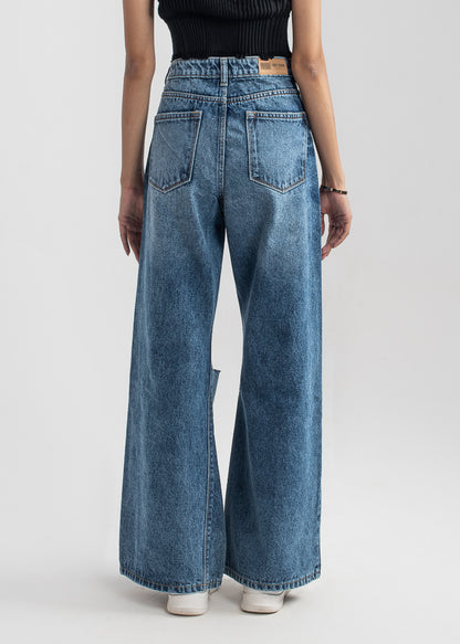 Ripped Apart Flare Jeans 