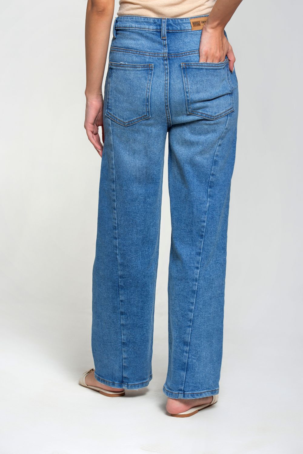 Ripped & Repair Blue Jeans Her 