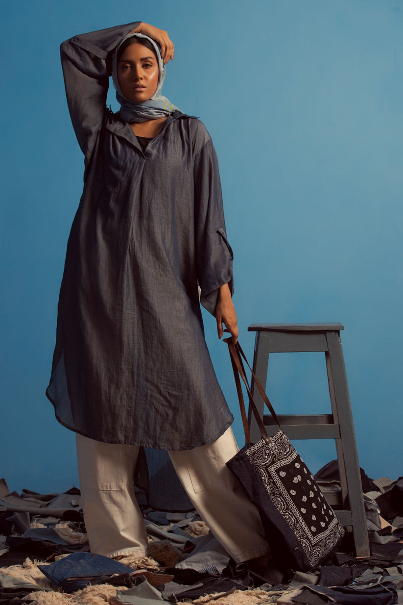 Tencel Free Size Denim Tunic 