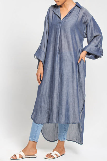 Tencel Free Size Denim Tunic 
