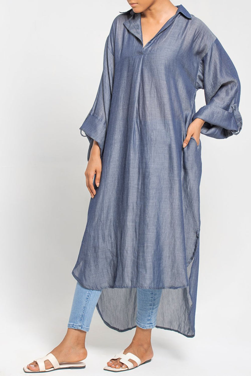 Tencel Free Size Denim Tunic 