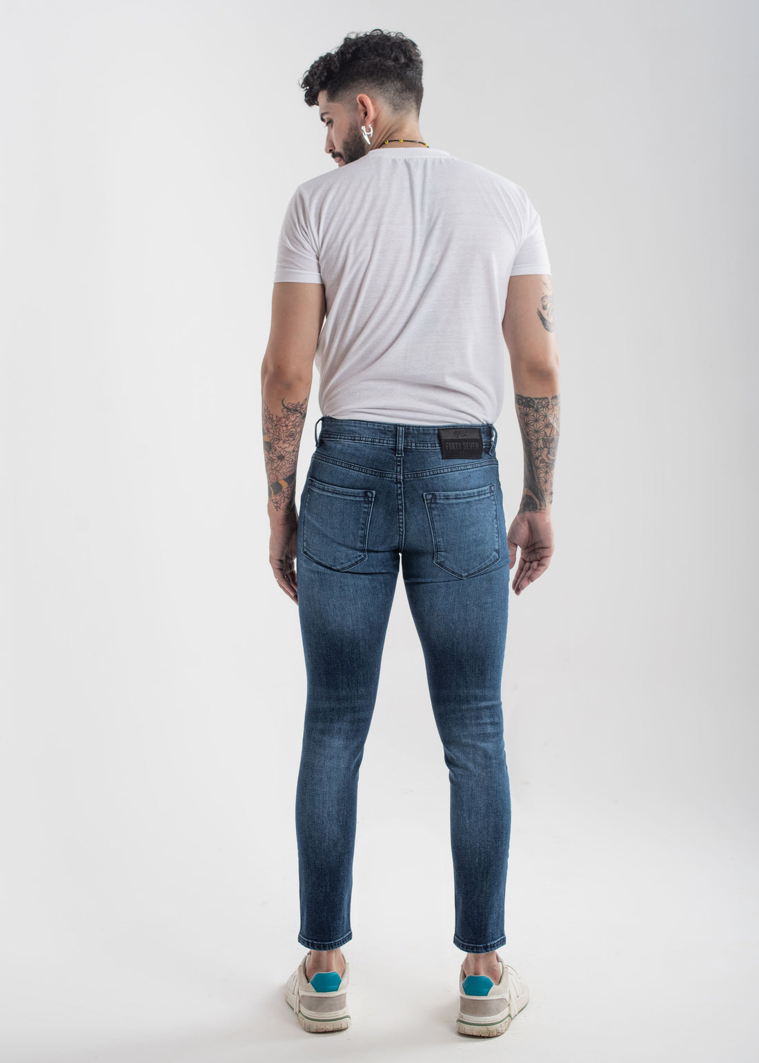Tide Dark Skinny Jeans 