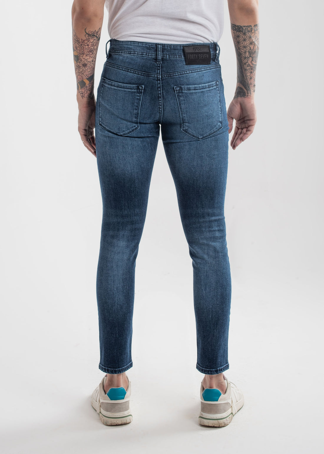 Tide Dark Skinny Jeans 