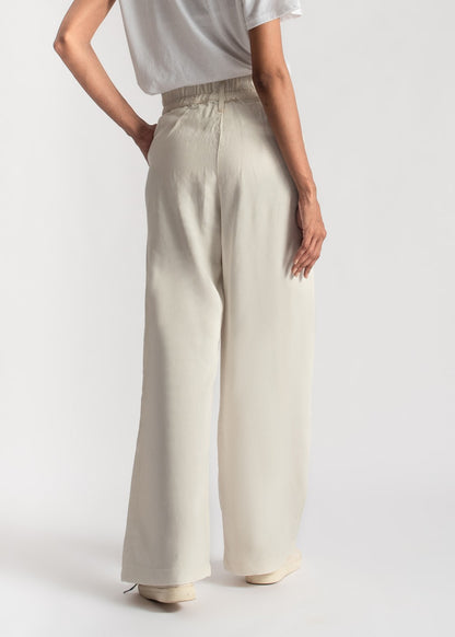 Women's Loose-Fit Palazzo Pants in White