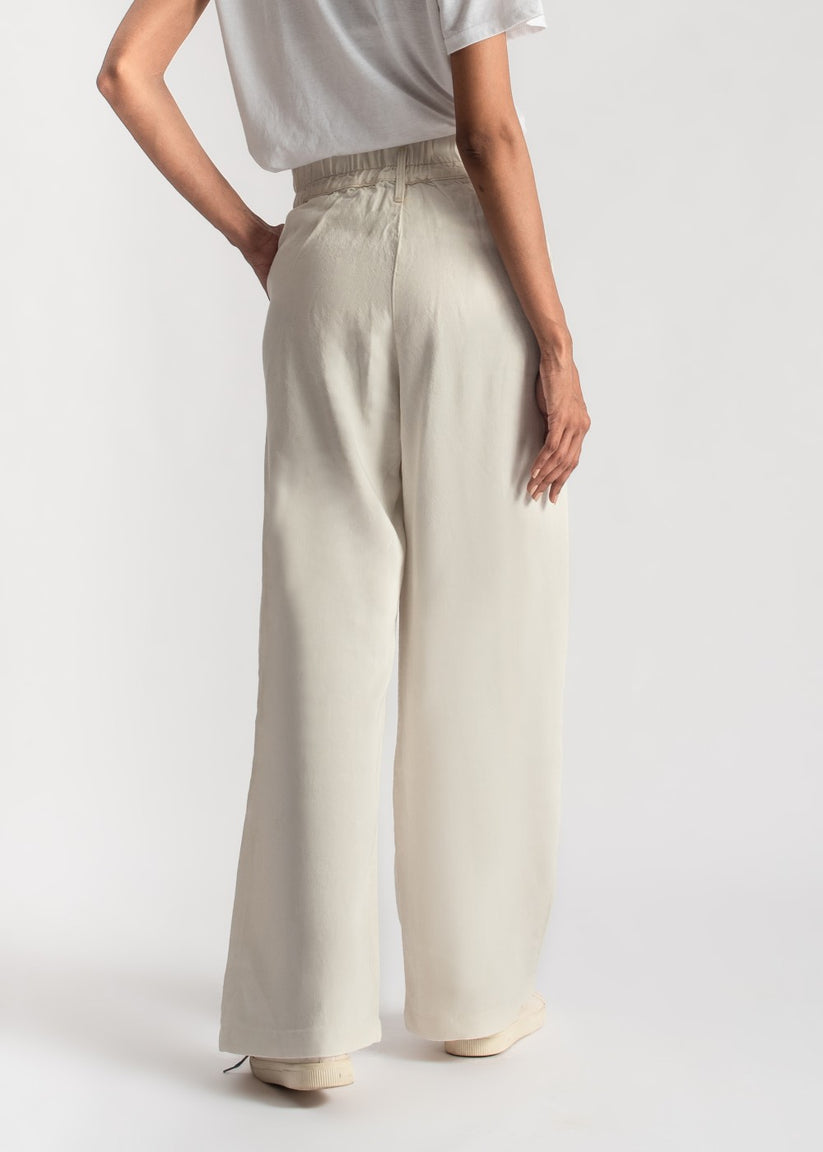 Women's Loose-Fit Palazzo Pants in White