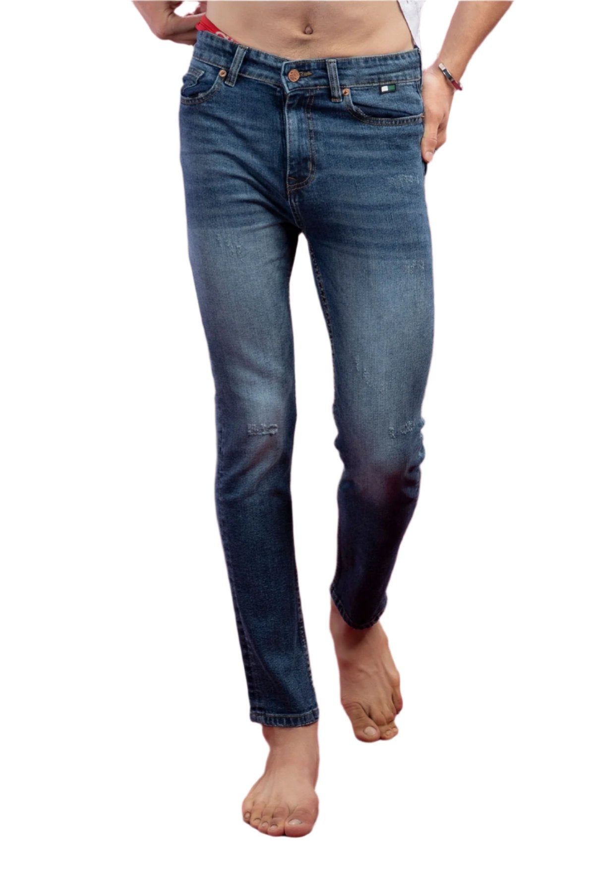 Slim-fit Jeans (Blue) (HIERRO)