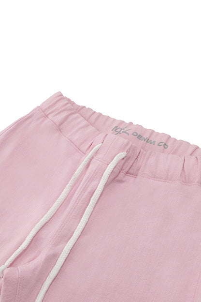 Casual Denim Jeggings - Pink