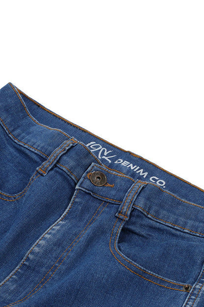 2-Pocket Blue Jogg Jeans for Women 