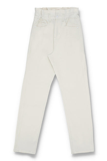 White Paper Bag Jeans