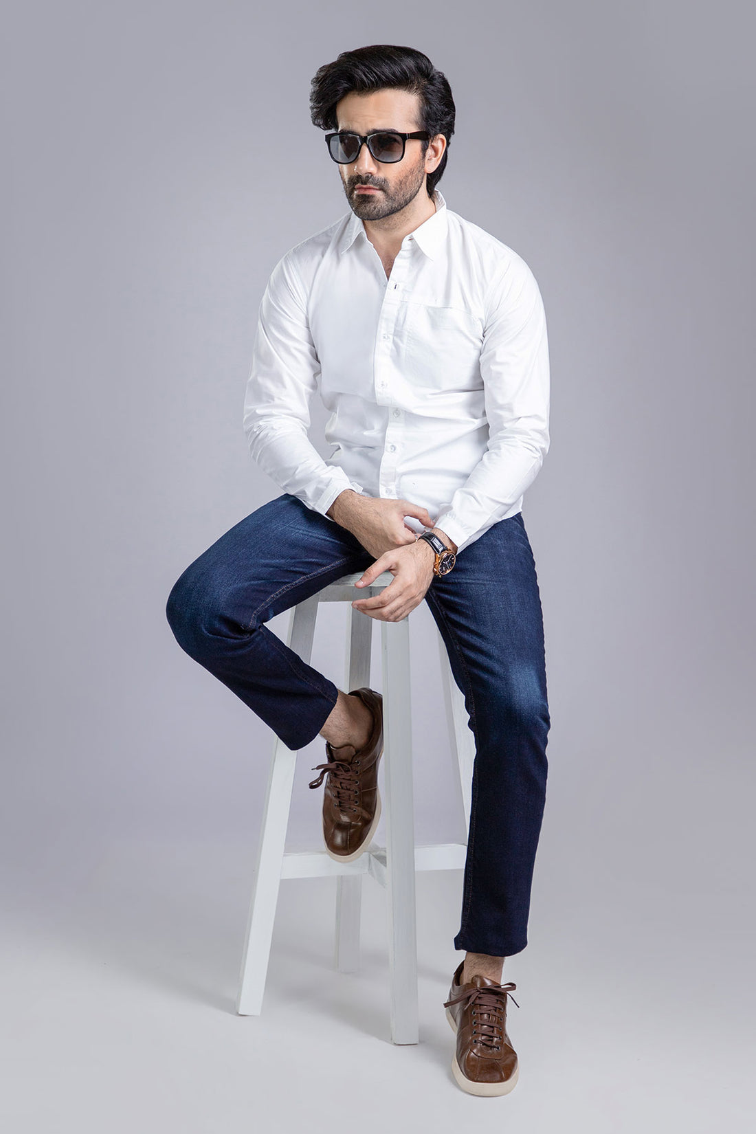 Dark Blue Schon Jeans