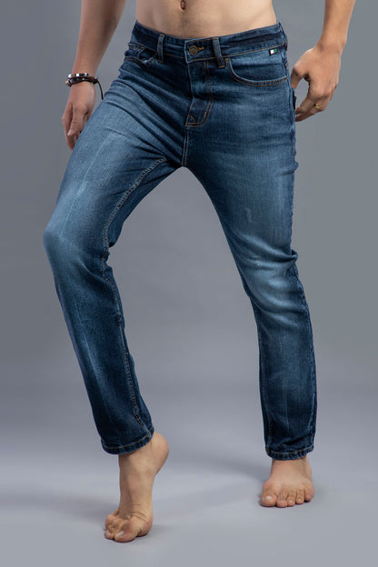 Stretchable Slim Fit Jeans (Mid Blue)