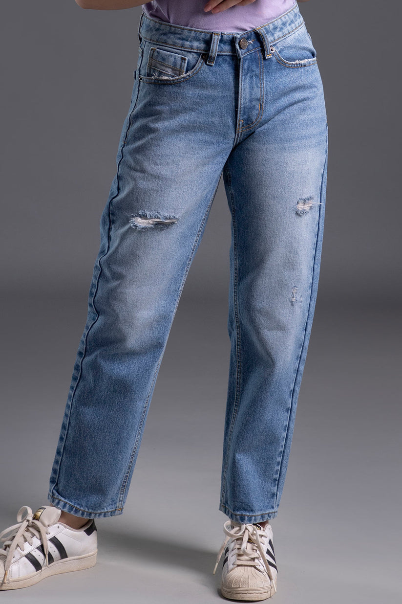 Cosmic Ripped Slim Jeans 