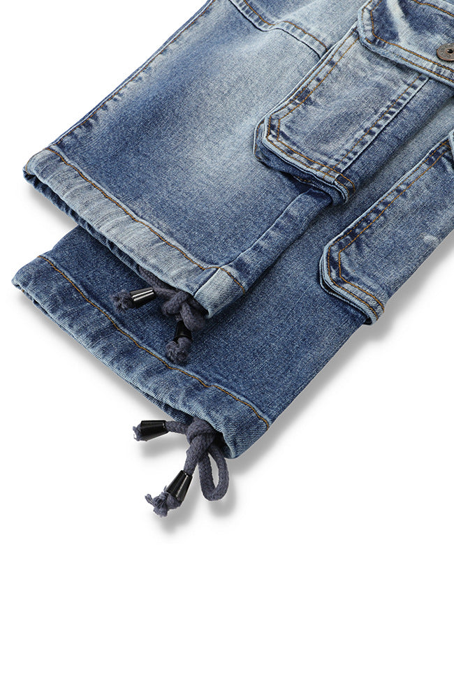 Cargo Vintage Denim Shorts
