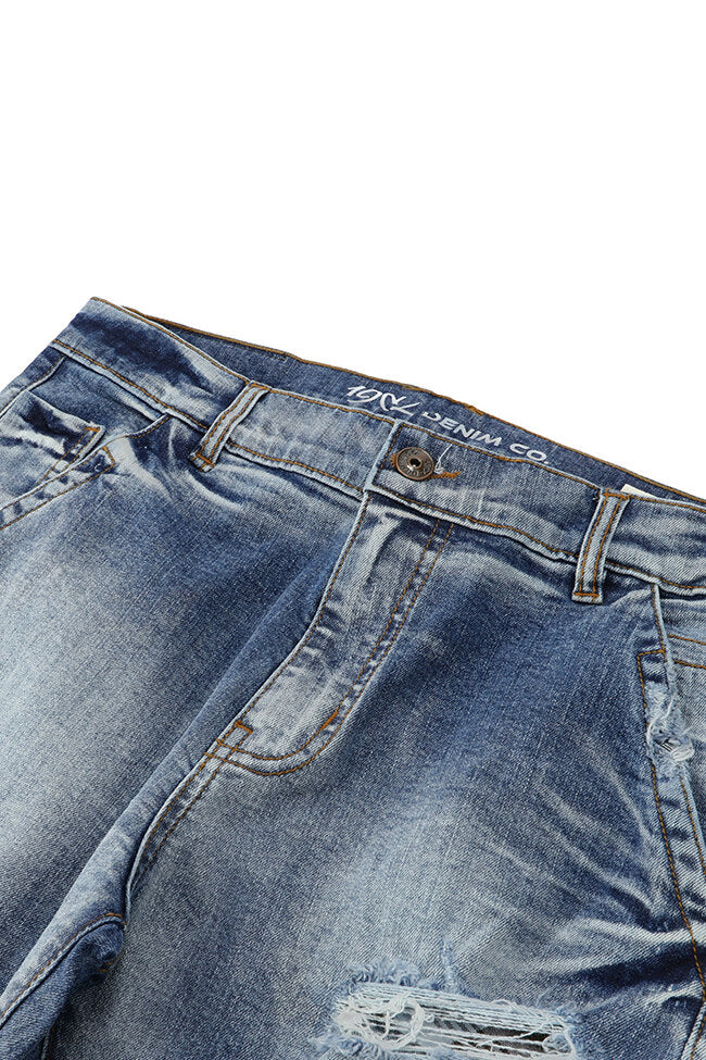 Cargo Vintage Denim Shorts