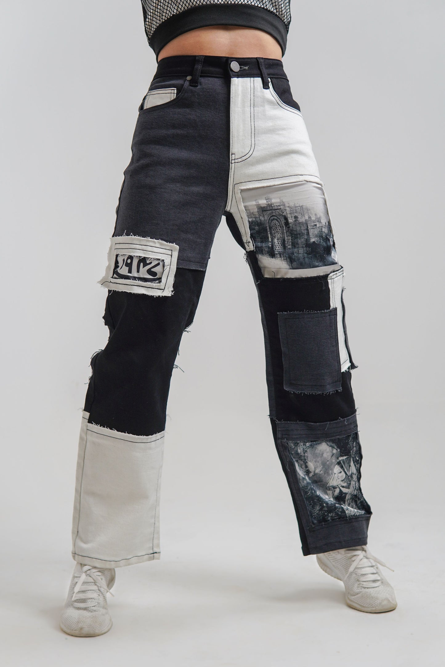 FF Patched Jeans