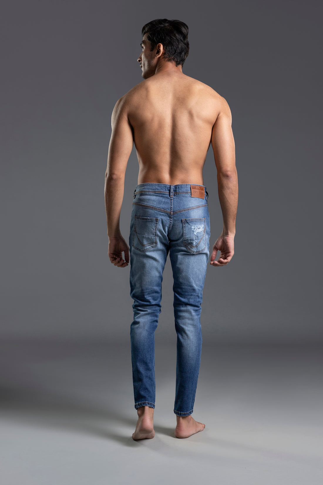 Sculpt Patched Skinny Jeans
