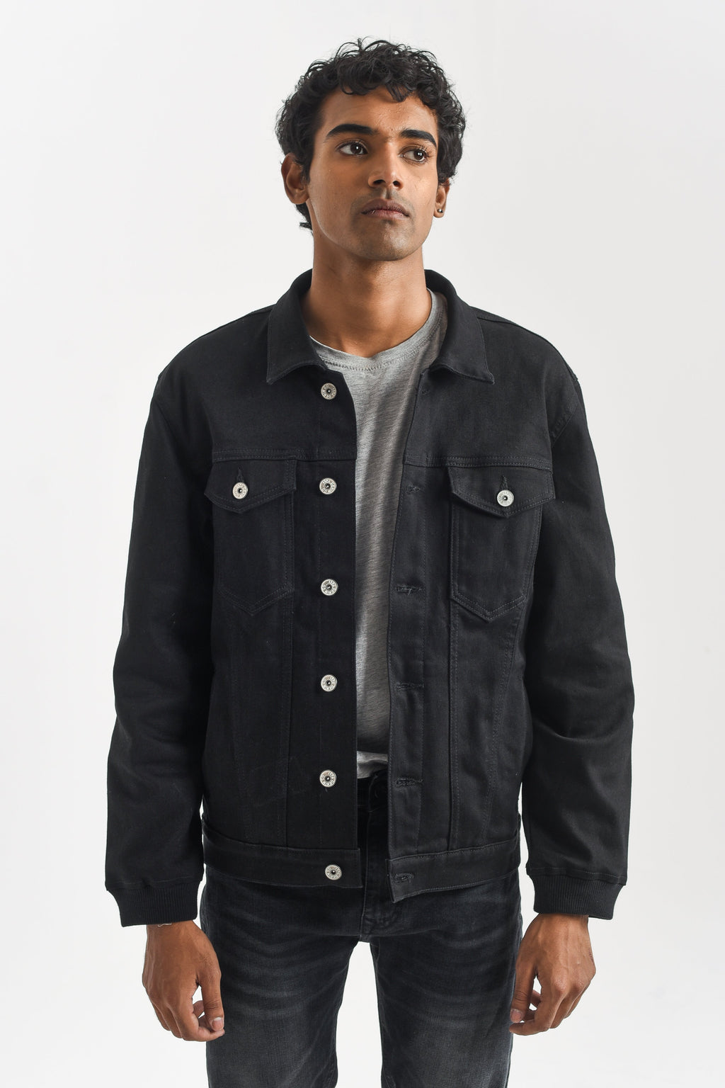 Black Denim Jacket – 1947 Denim Co