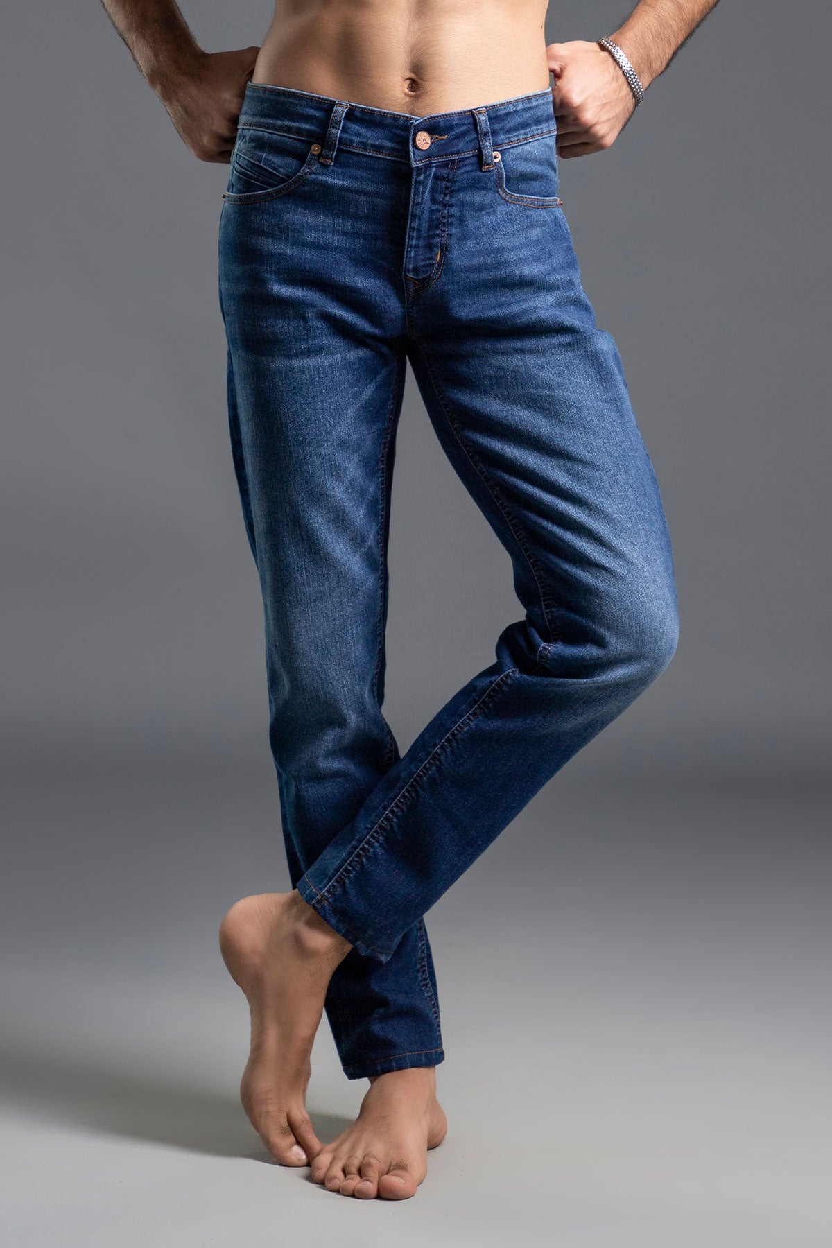 Slim Fit Jeans (Dark Blue)