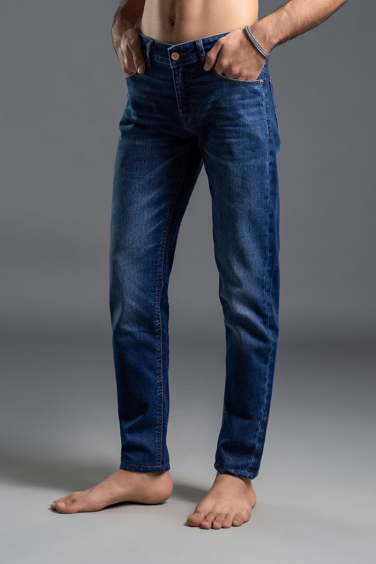 Slim Fit Jeans (Dark Blue)