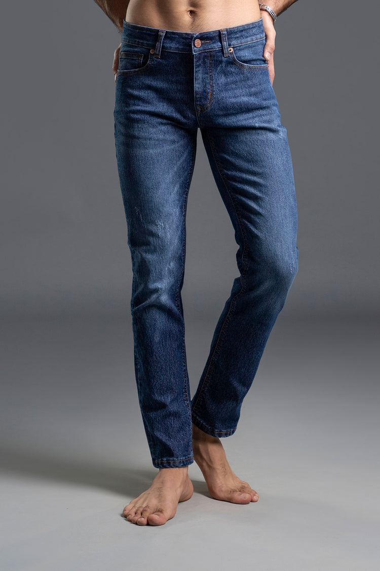 Blue Street Scar Jeans