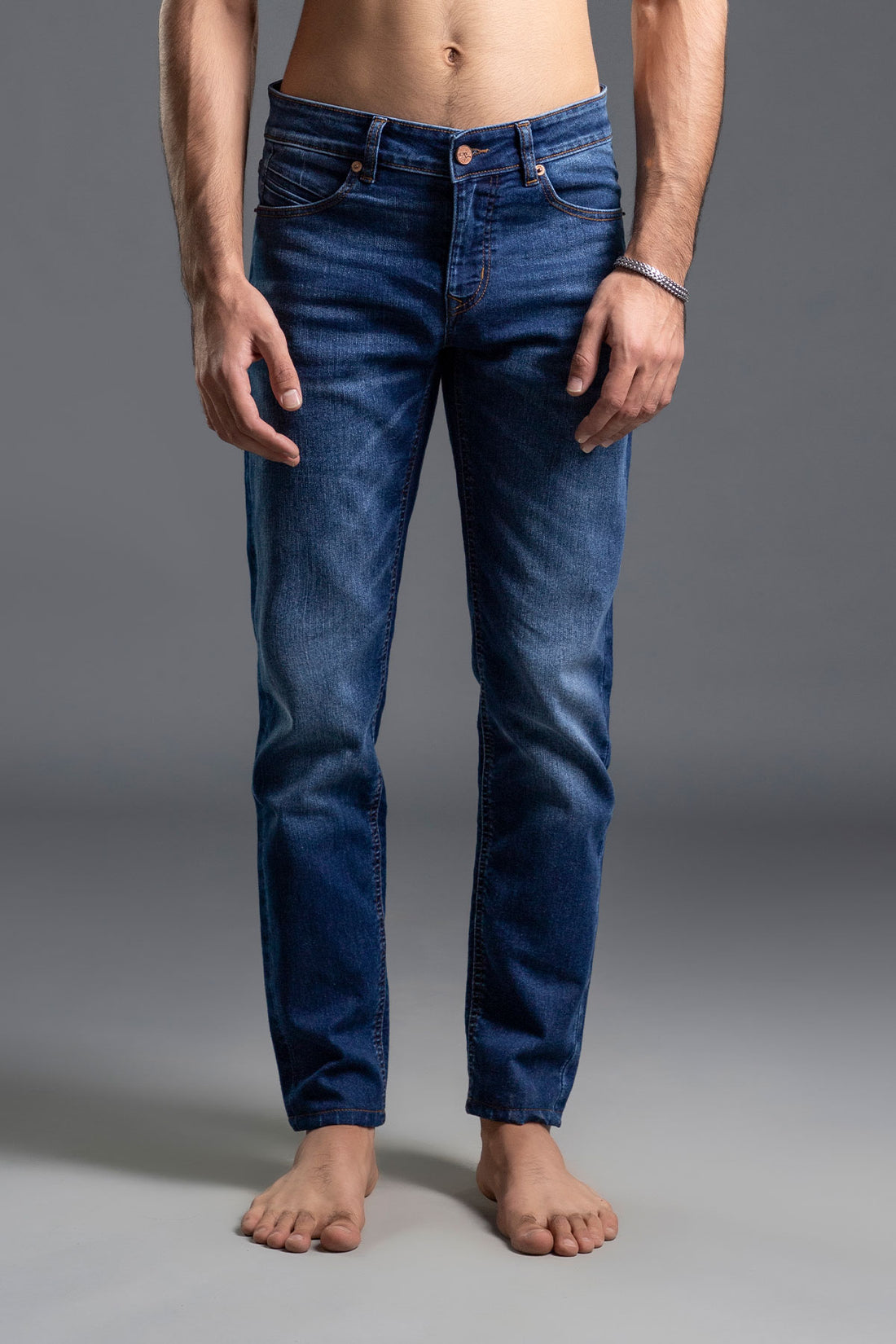 Granite Blue Slim Jeans