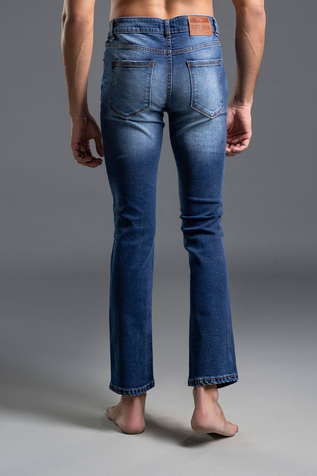 Mainman Ripped Blue Jeans