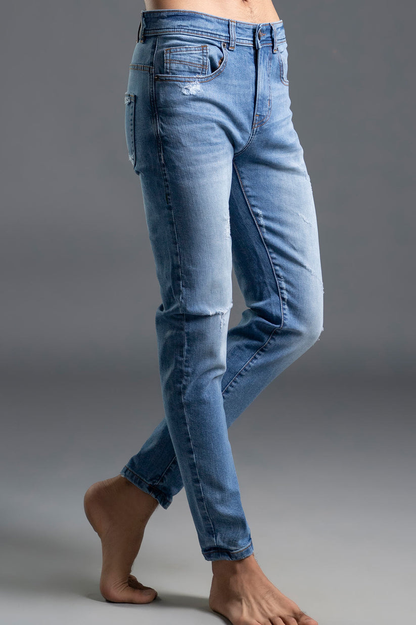 Decibel Skinny Ripped Jeans 