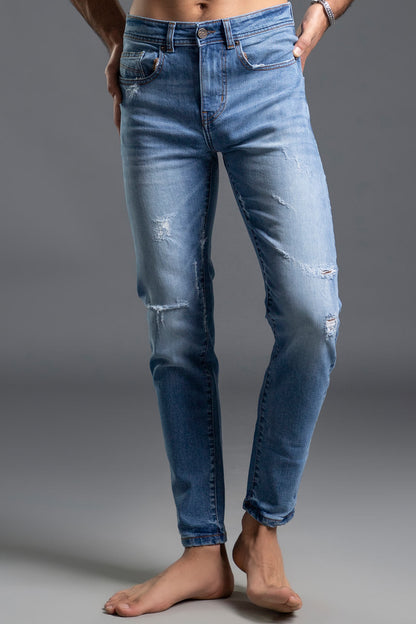 Decibel Skinny Ripped Jeans 